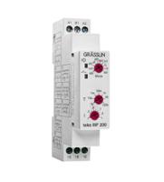 400100011 Grasslin Tako MF 200 Series DIN Rail Mount Timer Relay, 12 → 230V ac, 0.1 → 3600000s