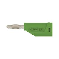 rs-fk-15-l-ni-gn Schutzinger Green Male Banana Connector, 4 mm Connector, Solder Termination, 30 V ac, 60 V dc, Nickel Plating