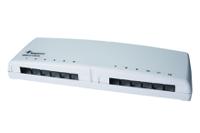 h02000a0106 Telegartner Telegartner Data Series Cat5e, Cat6, Cat6a 12 Port RJ Patch Panel White
