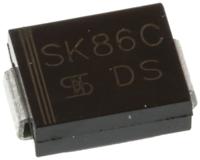 sk86c Taiwan Semiconductor 60 V 8 A Diode Schottky 2-Pin DO-214AA SK86C