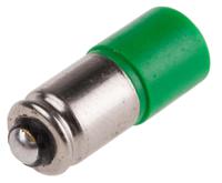 203-600 RS PRO Green LED Indicator Lamp, 24V ac/dc, Midget Groove Base, 6mm Diameter, 1610mcd
