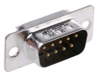l717sde09p Amphenol Communications Solutions SD 9 Way Panel Mount D-sub Connector Plug