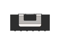 1mm-r-d03-vs-00-h-trp TE Connectivity 1MM-R Series Vertical Board Mount PCB Socket, 6-Contact, 2-Row, 1mm Pitch, Surface Mount Termination