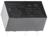 g6eu-134p-us-12dc Omron PCB Mount Latching Signal Relay, 12V dc Coil, 3A Switching Current, SPDT
