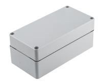 ab-081607-enclosure Fibox Grey ABS Enclosure, IP66, IP67, Grey Lid, 160 x 80 x 65mm