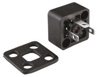 811-8241 RS PRO 2P+E DIN 43650, Male Solenoid Valve Connector, 250 V ac Voltage