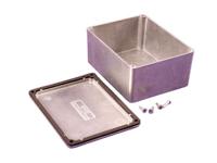 1550wc Hammond 1550 Series Natural Die Cast Aluminium Enclosure, IP66, Natural Lid, 115 x 90 x 51mm