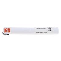 917-5926 RS PRO 2.4V NiMH Rechargeable Battery Pack, 4Ah - Pack of 1