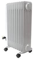 712-6070 RS PRO 2kW Oil Filled Radiator, Floor Mounted, Type G - British 3-pin