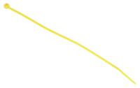 233-269 RS PRO Cable Tie, 165mm x 2.5 mm, Yellow Nylon, Pk-100