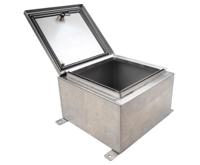 758-6996 RS PRO 304 Stainless Steel Wall Box, IP69K, 300 mm x 300 mm x 200mm