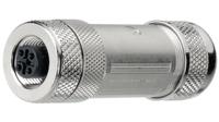 0976-pfc-101 Lumberg Industrial Circular Connector, 5 Contacts, Cable, M12 Connector, Socket, Female, IP67, M12 Lumberg Series