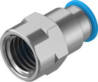 qsf-12-12-b Festo QS Series Straight Threaded Adaptor, G 1/2 Female to Push In 12 mm, Threaded-to-Tube Connection Style, 190653