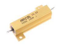hs50-180r-j Arcol, 180Ω 50W Wire Wound Chassis Mount Resistor HS50 180R J ±5%