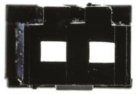 280358 TE Connectivity, AMPMODU MOD II Female Connector Housing, 2.54mm Pitch, 2 Way, 1 Row