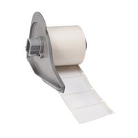 m7-31-423 Brady B-423 Black on White Cable Labels, 38.10 mm Width, 25.4mm Label Length, 38.1mm Label Width