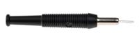 930320100 Hirschmann Test & Measurement Black Female Banana Socket, 2mm Connector, Screw Termination, 6A, 60V dc, Tin Plating