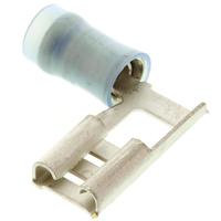 156666-1 TE Connectivity PIDG FASTON .250 Blue Insulated Female Spade Connector, Flag Terminal, 6.35 x 0.81mm Tab Size, 1.2mm²