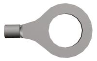 35666 TE Connectivity, SOLISTRAND Uninsulated Ring Terminal, M18 (3/4) Stud Size, 6.6mm² to 10.5mm² Wire Size