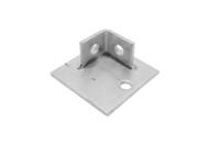 176-6913 RS PRO Hot Dipped Galvanised Base Plate, 100 x 100 x 45mm