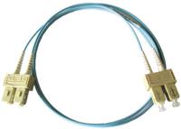 919937100200 Molex Premise Networks SC to SC Duplex Multi Mode OM3 Fibre Optic Cable, 50/125μm, Aqua, 2m