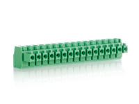 1803714 Phoenix Contact, 3.81mm Pitch, MC 1.5/16-ST-3.81, 16 Way, , Pluggable Terminal Block, Plug, Cable Mount, Screw