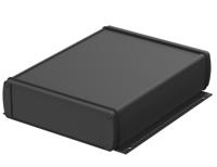84316200hmt1-abph-1600-0200-wl Bopla Alubos (Set) Series Black Aluminium General Purpose Enclosure, IP65, Flanged, Black Lid, 169 x 52 x 200mm