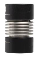 mbc19-6-5-a Ruland Bellows Coupling, 19mm Outside Diameter, 6mm Bore, 30.2mm Length Coupler