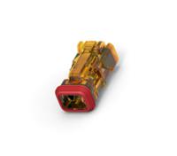 dt06-2s-sdt-ce27 Deutsch, DT Automotive Connector Plug Grey Free Hanging 2 Way, Crimp Termination DT06-2S-SDT-CE27