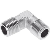 npfc-l-2m5-m Festo NPFC Series Elbow Fitting, M5 to M5, Threaded Connection Style, 8030222