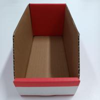 228-1116 RS PRO Cardboard Storage Bin, 200mm x 100mm x 100mm, Red