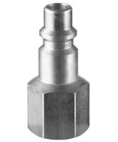 irp-086101p PREVOST Treated Steel Female Plug for Pneumatic Quick Connect Coupling, G 1/4 Female Threaded