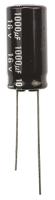 eeueb1c102 Panasonic 1000μF Aluminium Electrolytic Capacitor 16V dc, Radial, Through Hole - EEUEB1C102
