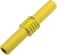 208-0235 RS PRO Yellow, Female Banana Coupler With Brass contacts and Nickel Plated