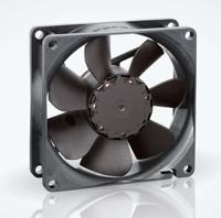 8414n2hp ebm-papst 8400 N Series Axial Fan, 24 V dc, DC Operation, 79m³/h, 2.6W, IP20, 80 x 80 x 25mm