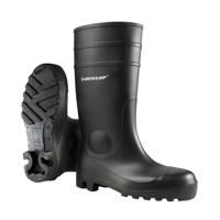 142pp-black Dunlop Protomastor Black Steel Toe Capped Unisex Safety Boots, EU 44