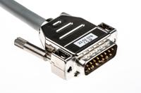 2302078 Phoenix Contact Male 15 Pin D-sub to Female 15 Pin D-sub Serial Cable, 1.5m PVC, D15SUB/B/S/150/KONFEK/S Series