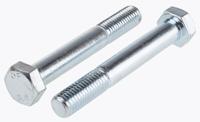 917-3270 RS PRO Bright Zinc Plated Steel, Hex Bolt, M14 x 100mm