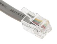 446-658 RS PRO Male RJ9 to Male RJ9 Telephone Extension Cable, Grey Sheath, 3m