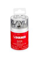 g2361 Dormer HSS Countersink Drill Bit Set, 6.3 - 20.5mm Head, 3 Flute(s), 90°, 6 Piece(s)