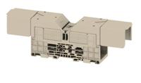 1029700000 Weidmuller  WFF Series Dark Beige, 25 → 240mm², Single-Level, Bolt Termination