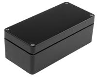 918-8768 RS PRO Black PET Enclosure, IP66, Black Lid, 160 x 75 x 55mm