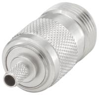 53k107-106n5 Rosenberger, Jack Cable Mount N Connector, 50Ω, Crimp Termination, Straight Body