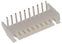 s10b-xh-alfsn JST XH Series Right Angle Through Hole PCB Header, 10 Contact(s), 2.5 mm Pitch, 1 Row, Shrouded
