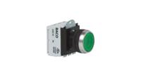 l21ah60l BACO L21 Series Illuminated Push Button Switch, Screw Mount, 22mm Cutout, Blue LED, 24V, IP66