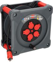 9202401110 brennenstuhl 40m 5 Socket Type E - French Cable Reel Semi-enclosed Reel, 230 V, IP44