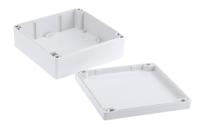 1554rgy Hammond 1554 Series Grey ABS Enclosure, IP66, Grey Lid, 160 x 160 x 60.5mm