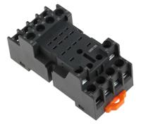 121-7802 RS PRO 14 Pin 300V DIN Rail Relay Socket, for use with RS PRO RKE & RKF 14 Pin Relays