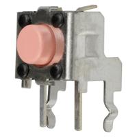 b3f-3125 Omron IP00 Pink Plunger Tactile Switch, SPST 50 mA Through Hole