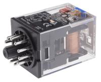 mks3pi-5-24vdc Omron Plug In Power Relay, 24V dc Coil, 10A Switching Current, 3PDT